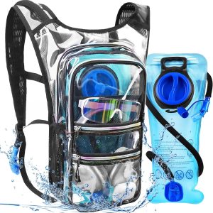 Hydration Backpack Pack, Water Backpack 20L Capacities Included 2L Hydration Bladder, Festival Essential - Rave Hydration Pack Hydropack Hydro for Hiking, Running, Biking, Festival Gear